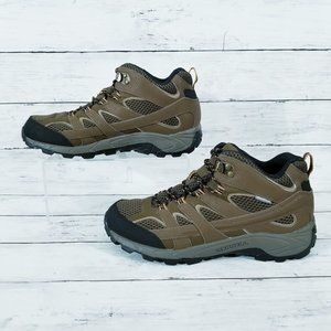 Merrell Boots Moab 2 Mid Hiking Womens Waterproof Brown Leather Size 7
